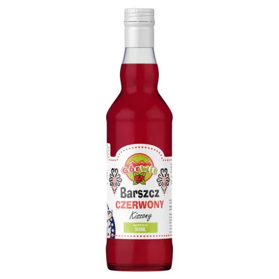 Zdjęcie produktu dla Barszcz czerwony kiszony (zakwas z buraka) 500ml GórWit
