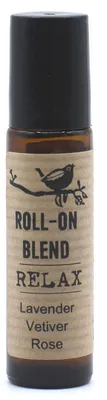 Image de Mélange d'huiles essentielles en flacon roll-on, 10 ml - Relaxant