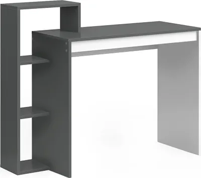 Produktbild von Vicco Schreibtisch Leo, 100 x 40 cm, Anthrazit/Weiß