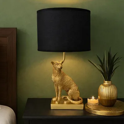 Obrázok produktu pre Milton & Oldbrook stolná lampa Leopard Gold
