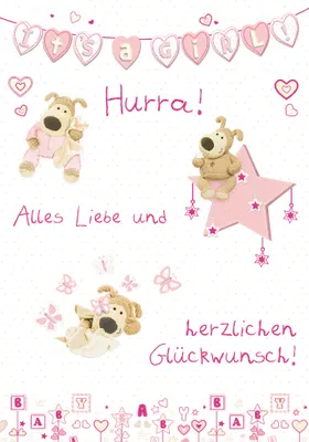 Produktbild von Geburt Baby Freudiges Ereignis Unverpackt Glückwunschkarte im Form