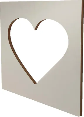 Obrázek produktu pro Velké srdce Classic MDF