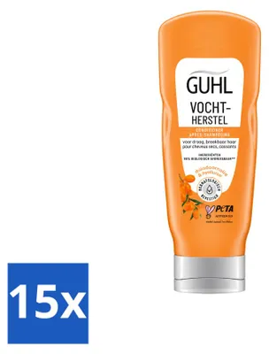 Immagine prodotto di 15 confezioni di crema-conditioner idratante Guhl - 200 ml - confezione - 15 pezzi