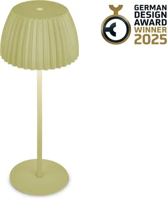 Obrázok produktu pre Stolná lampa Riffle LED Stolná lampa Výškovo nastaviteľná Stmievateľná Bezdrôtová 36,5 cm Zelená