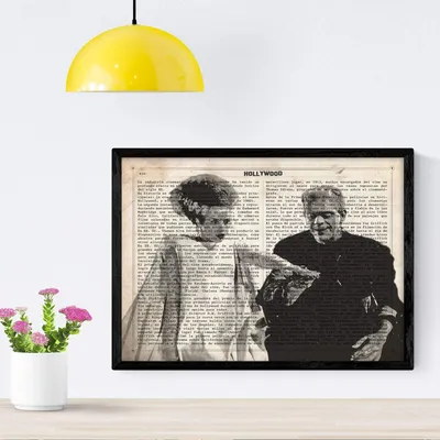 Poster Frankenstein Braut – Vintage Filmposter – A4 (21 x 29,7 cm)