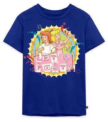 Produktbild von Spreadshirt Bibi Und Tina Let's Party Kinder Premium T-Shirt, 110/116 (4 Jahre), Royalblau