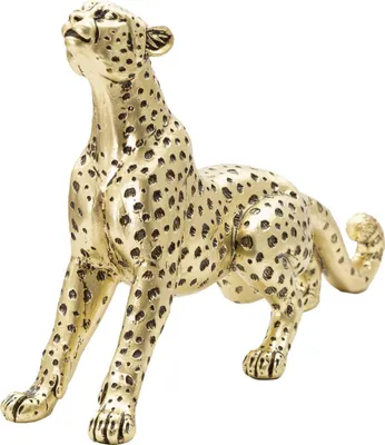 Produktbild von Mauro Ferretti Leopardenfigur 33x7,7x19,5 cm gold schwarz