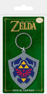 Produktbild von Legend of Zelda Gummi-Schlüsselanhänger Hylia-Schild 6 cm