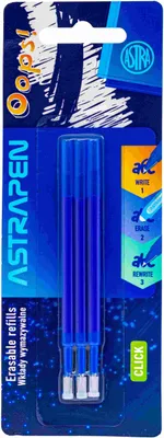 Image de Recharges effaçables Click Bleues 0,5 mm Astrapen Oops