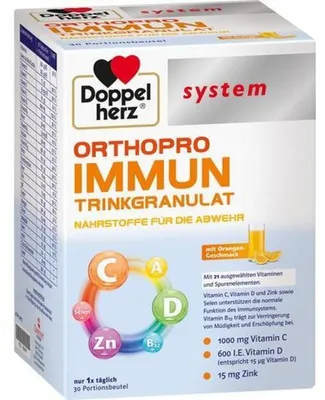 Produktbild von DOPPELHERZ Orthopro Immun system Trinkgranulat