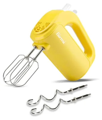 Productafbeelding van Girmi SB02, Handmixer, Wit, Geel, Voor het mengen, kloppen, roeren, 170 W, 220 - 240 V, 50 - 60 Hz