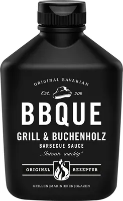 Image de BBQUE Sauce pour Fumoir au bois de hêtre finement fumée et épicée 400ml