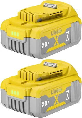 Image de Batterie lithium-ion de remplacement, capacité 7000 mAh, compatibilité 20 V, GRIS