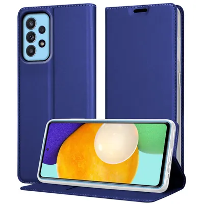 Image de Cadorabo Housse pour Samsung Galaxy A52 (4G / 5G) / A52s Housse de protection en bleu Cover Etui Book Case Booklet
