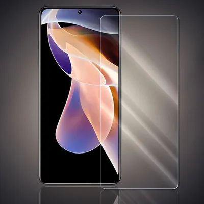 Produktbild von Panzer Folie für Xiaomi Redmi Note 11 Pro / 11 Pro 5G Echt Glas Displayschutzfolie Transparent Glasfolie 9H Härtegrad Schutzglasfolie