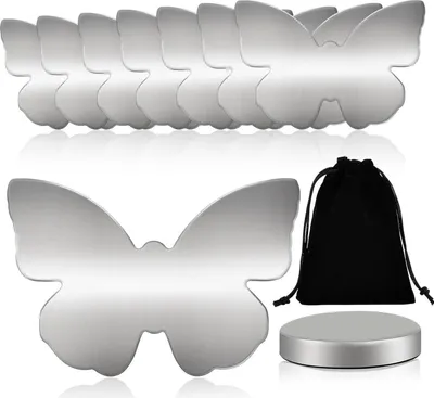 Image de Presse-nappes magnétique Papillon 55g - Set de 8 poids magnétiques