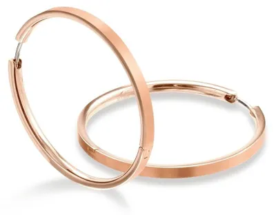 Produktbild von Boccia Damen Creolen 0508-10 Titan roségoldplattiert