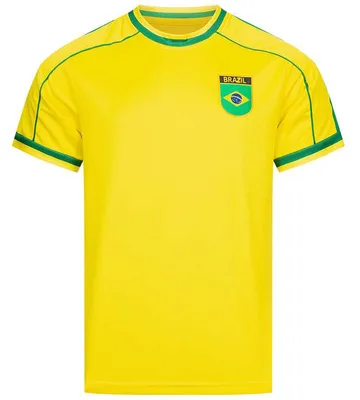 Produktbild von JELEX Herren Brasilien Trikot Retro History yellow M