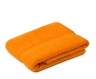 Produktbild von sleepling - liebling Badetuch, 100% hochwertige Baumwolle, mit Schlaufe, 100 x 150 cm, waschbar & trocknergeeignet, voluminös, orange