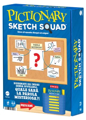 Produktbild von Mattel Games Pictionary HXH41, Brettspiel, Zeichnung, 13 Jahr(e), Familienspiel