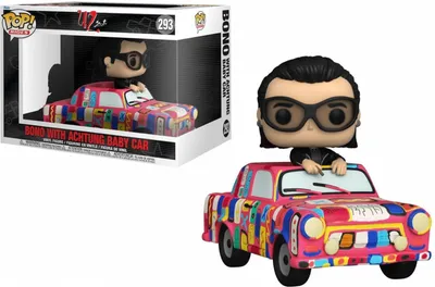 Obrázek produktu pro Funko Pop! U2 Bono with Achtung Baby Car 15 cm 293