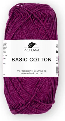 Produktbild von waldbeere Farbnr. 248 - Pro Lana Basic Baumwolle - 100% Baumwolle - mercerisiert, gasiert