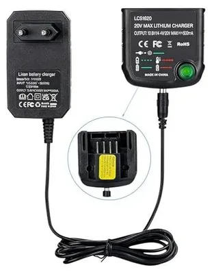 Zdjęcie produktu dla Ładowarka 18V 20V do black decker akumulator BL2018 zasilacz USB