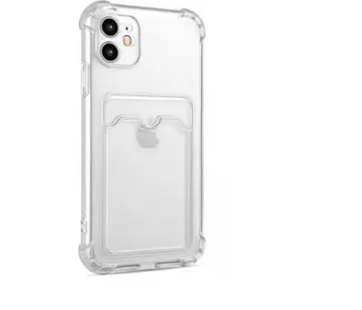 Obrázok produktu pre INF Puzdro na iPhone 11 s puzdrom na kartu TPU priehľadné