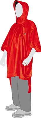 Produktbild von Tatonka Poncho 1 (XS-S), Farbe:red