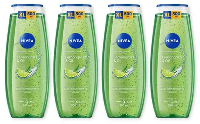Produktbild von NIVEA Pflegedusche Lemongrass & Oil 4 x 500 ml