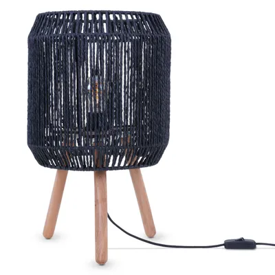 Produktbild von Tischlampe Schreibtischlampe Nachttisch Lampe Leselampe Lampenschirm Boho E27