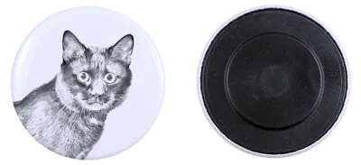Image de Bobtail des Kouriles - Collection d'aimants uniques, photo personnelle, marque Art-Dog