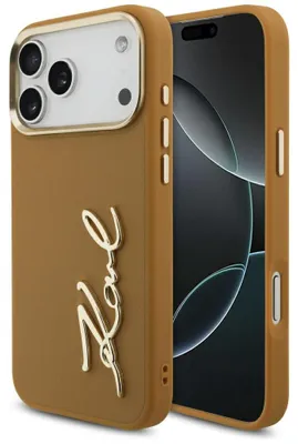 Produktbild von Etui Karl Lagerfeld Karl Script Logo Do  Iphone 17 Pro Max Brązowy