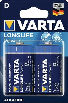 Obrázok produktu pre Varta HIGH ENERGY D, Batéria na jedno použitie, D, Alkalický, 1,5 V, 2 kusov, 10 rok / roky