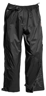 Produktbild von Owney Regenhose schwarz 3XL wetterfest Hundehalter Regen Outdoorhose atmugsaktiv wasserabweisend mit Seitenreißverschluss