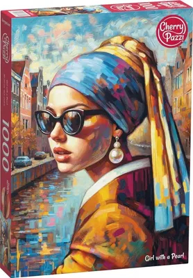 Zdjęcie produktu dla Puzzle 1000 CherryPazzi Girl with a Pearl 30844
