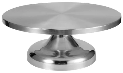 Produktbild von 304 Edelstahl drehbarer Kuchenständer, Drehteller, Küchen-Backzubehör, 30 cm