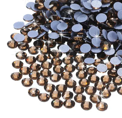2880 Strasssteine zum Aufbügeln, 2,5 mm, Dunkelgold
