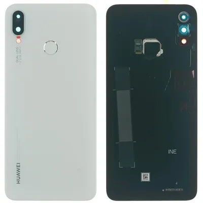 Produktbild von Huawei P Smart+ Backcover + Kameraglas + Kleber, Weiß