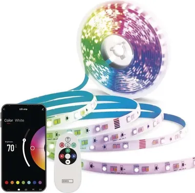Obrázok produktu pre EMOS GoSmart RGB+CCT LED pásik 22W s WiFi 5m ZPW518R