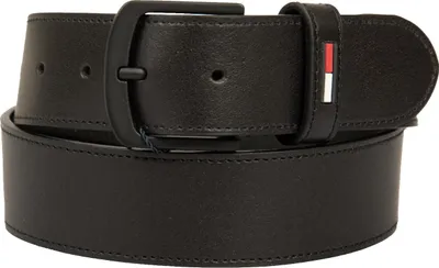 Zdjęcie produktu dla Pasek męski TH TOMMY HILFIGER, skórzany z możliwością skrócenia, klamra w kolorze brązu, wysokość 4 cm, nr art. XM0XM02231, długość 90 cm + klamra 5 cm – całkowita długość 108 cm, 100% skóry