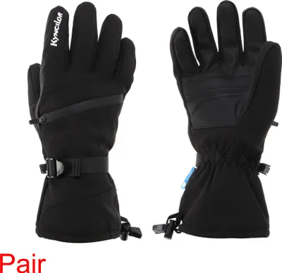 Produktbild von Fahrradhandschuhe Winter Thermo Fahrradhandschuhe (A0081) Warme Winddichte Fahrradhandschuhe Für Kaltes Wetter Mit Griffverbesserung L Schwarz 1 Paar