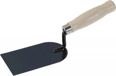 Obrázok produktu pre Gipserspachtel 80 mm Maurerkelle mit Holzgriff - Stahl