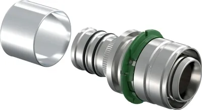 Produktbild von UPONOR S-Press, Übergangskupplung, auf Rapex, 32 x 32, 1 Stk.
