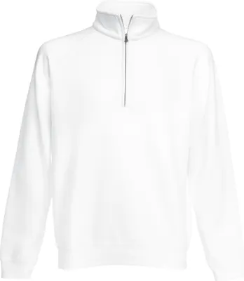 Obrázek produktu pro Pánská mikina Fruit Of The Loom se zipem na hrudi BC358 (XL) (bílá)