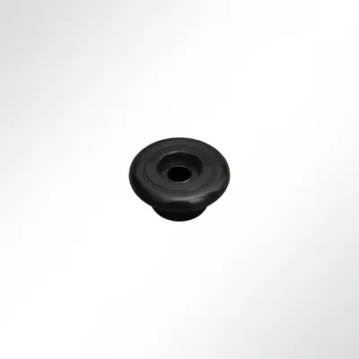 Produktbild von Lysel® Persenningknopf Rund Schwarz D 12 mm (20 Stück)