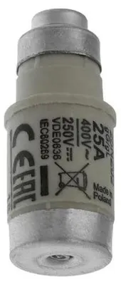Produktbild von Eaton Neozed-Sicherung D02, 25A, E18, 400V AC, gL/gG, träge, 1 Stk.