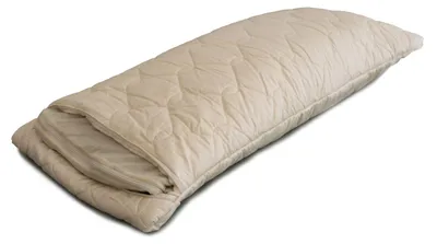 Produktbild von Bio Dinkelspelzkissen 40x80cm, Komfort-extra Bio-Steppware + Bio Dinkel mit zusätzlichem Inlett | ungefärbt und ungebleicht | Schlafkissen, Kopfkissen