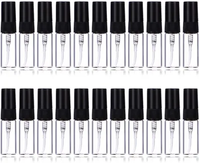 Zdjęcie produktu dla Atomizery do perfum 3,5 ml, mini szklane rozpylacze, przezroczysty design, do podróży