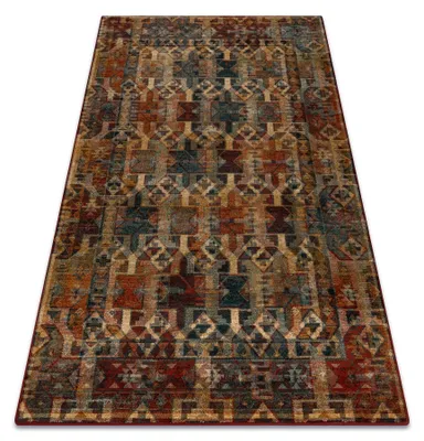 Image de Tapis en laine OMEGA HIMBA rubis clair rouge 170x235 cm